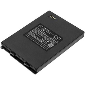 cs replacement battery for m3 mobile smart, st10 a-bat-std0-080-r00, b056h013-0001, st10, st10-batt-s22 2000mah / 7.40wh barcode scanner