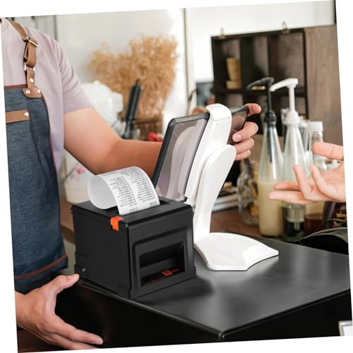 Gatuida Black Receipt Printer Abs Printer Thermal Printer Thermal Paper Printer