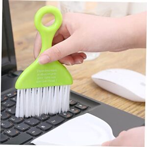 Healeved 2 Sets Household Supplies Broom Hand Kid Broom Cleaning Brush Tent Broom Cleaning Tools Dust Broom Mini Broom Cleaning Broom Keyboard Broom Dustpan Cleaning Dustpan