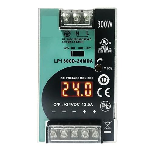 Arionyx DC Stabilized Digital Display Rail Industrial Switch Power Supply 300W 220V to 24V/36V(LP1300D-24MDA)