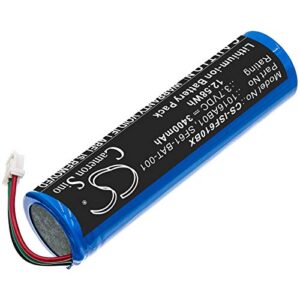 CS Replacement Battery for Intermec SF61, SF61b 1016AB01, 5711783259886, 8507600090, SF61-BAT-001 3400mAh / 12.58Wh Barcode Scanner