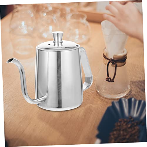 OKUMEYR Coffee Maker Home Supplies Stainless Tea Kettle Espresso Machine Espresso Coffee Maker Machine Espresso Maker Kitchen Water Kettle Coffee Silver Stainless Steel