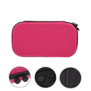 BELLIFFY 1pc Storage Bag Mini Pouch for Nurse Hard Case Accessories Galvanized Round Tray Travel Organizer Bags Carrying Bag Pink Eva