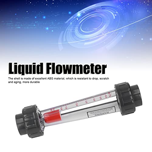 Water Meter, High Accuracy ABS Plastic Tube Design Liquid Meter 0.6‑6mh Water Flowmeter