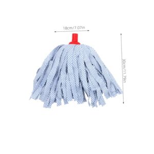 Healeved 2pcs Mop Replacement Head Replacement Mop Heads Floor Mop Heads Mops Mop Cloth Replacement Mop and Bucket Mop Commercial Mop Head Wet Mop Head Heavy Duty Mop Cleaner