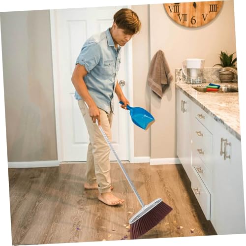 QUMIIRITY Family Clean Broom Sweeping Tool Outdoor Dustpan Thick Broom Trash Cleaning Broom Garbage Cleaning Broom Dense Broom Ladlebroom Broom Cleaning Tool Soft Broom Cleaning Supply Nylon