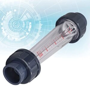 Plastic Tube Liquid Meter, High Accuracy Water Meter Gauge, 160 1600LPH Large Range, ABS Shell for Durability, and Alkali