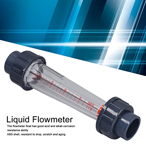 Plastic Tube Liquid Meter, High Accuracy Water Meter Gauge, 160 1600LPH Large Range, ABS Shell for Durability, and Alkali