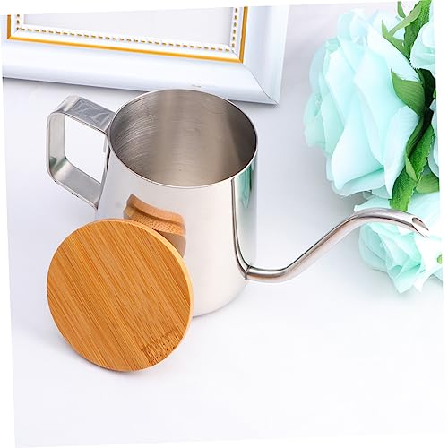 COLLBATH Stainless Steel Kettle Stovetop Tea Kettle Espresso Coffee Maker Machine Coffee Can Tea Kettle Coffee Espresso Maker Vintage Coffee Maker Coffee Pot Coffee Kettle