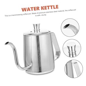 OKUMEYR Coffee Maker Home Supplies Stainless Tea Kettle Espresso Machine Espresso Coffee Maker Machine Espresso Maker Kitchen Water Kettle Coffee Silver Stainless Steel