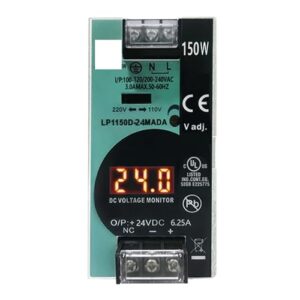 150w 12v 24v 36v dc power supply, digital display rail type industrial switch power supply(lp1150d-12mada)