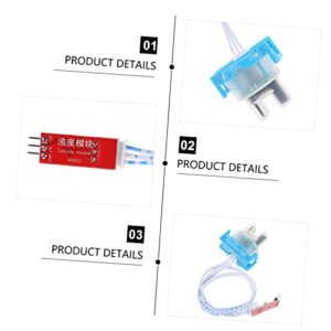 TOKIDNY Module Water Quality Detection 3.3-5v Turbidity Sensor Water Turbidity Sensor Industrial Turbidity Sensor Dishwasher Turbidity Sensor 3.3-5v Turbidity Value Detection Blue Plastic