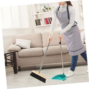 BUTIFULSIC Sweep Floor Brush Floor Sweeping Broom Long Handle Handled Broom Home Broom Garbage Sweeping Tool Garbage Wiper Floor Sweeper Office Garbage Cleaner Floor Wiper Stainless Steel Rod