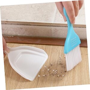 COLLBATH 2 Sets Cleaning Dustpan Cleaning Brush Cleaning Tools Kid Broom Hand Broom Handled Dustpan Broom Dustpan and Brush Mini Broom Mini Dusting Broom Tent Broom Hand Sweeping Brush