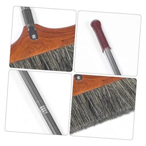 Healeved Splicing Wooden Broom Floor Broom Detachable Broom Telescoping Broom Lobby Broom Long Broom Pet Hair Remover Broom Housekeeping Broom Cleaning Broom Rv Broom Stainless Steel Coffee