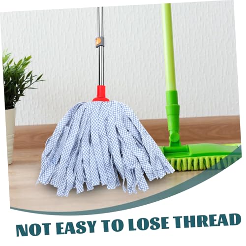 Healeved 2pcs Mop Replacement Head Replacement Mop Heads Floor Mop Heads Mops Mop Cloth Replacement Mop and Bucket Mop Commercial Mop Head Wet Mop Head Heavy Duty Mop Cleaner