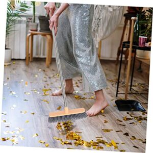 ORFOFE 1pc Cleaning Floor Brush Home Cleaning Sweeper Mop Cleaning Accessory Carpet Cleaners for Home Use Bathroom Broom Brush Multipurpose Cleaner Tub Cleaner Stainless Steel