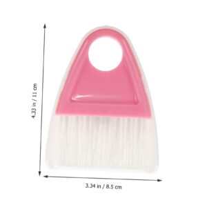 Hoement 2 Sets Small Broom Household Cleaning Brush Table Broom Dustpan Computer Cleaning Brush Cleaning Tool Desktop Cleaning Supplies Mini Brush Pet Broom Pet Hair Broom Plastic