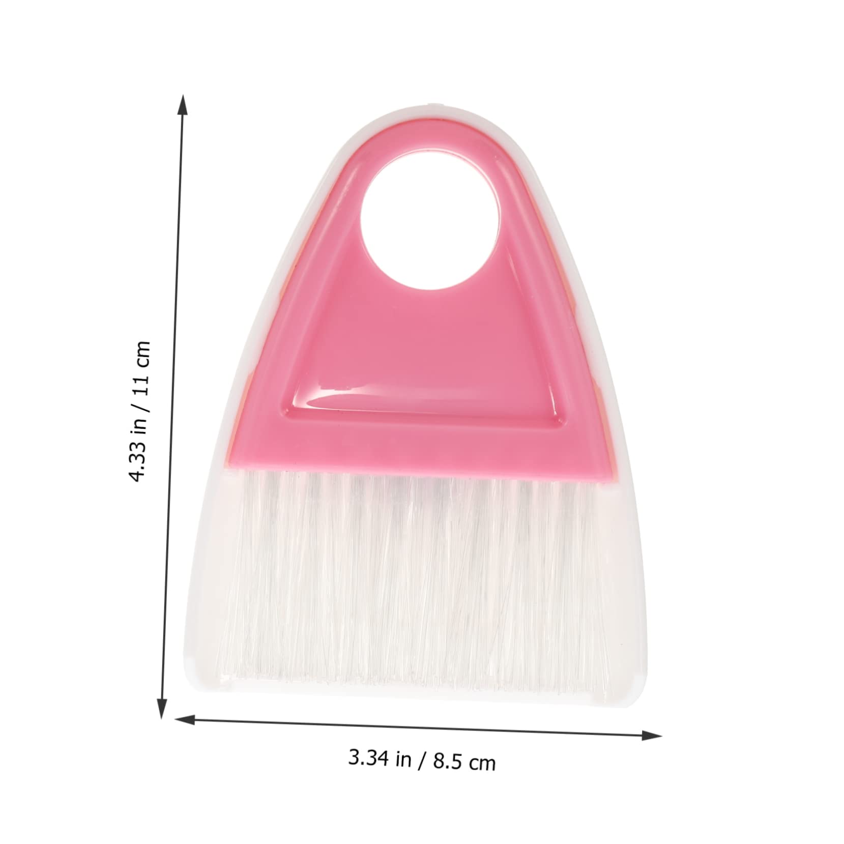 Hoement 2 Sets Small Broom Household Cleaning Brush Table Broom Dustpan Computer Cleaning Brush Cleaning Tool Desktop Cleaning Supplies Mini Brush Pet Broom Pet Hair Broom Plastic