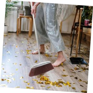 QUMIIRITY Family Clean Broom Sweeping Tool Outdoor Dustpan Thick Broom Trash Cleaning Broom Garbage Cleaning Broom Dense Broom Ladlebroom Broom Cleaning Tool Soft Broom Cleaning Supply Nylon