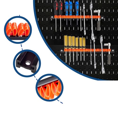 Screw and Wrench Organizer, Screwdriver Holder, Workshop Multipurpose Tool Rack,wall Wrench Rack, Hand Tool Storage Rack, Pliers Display Organizer for Screwdrivers, Ring Wrenches