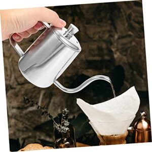 OKUMEYR Coffee Maker Home Supplies Stainless Tea Kettle Espresso Machine Espresso Coffee Maker Machine Espresso Maker Kitchen Water Kettle Coffee Silver Stainless Steel