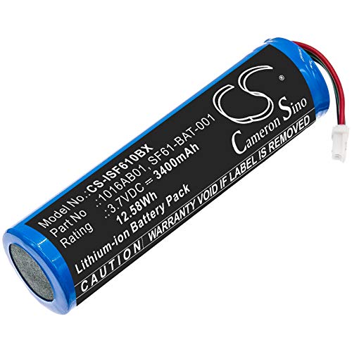 CS Replacement Battery for Intermec SF61, SF61b 1016AB01, 5711783259886, 8507600090, SF61-BAT-001 3400mAh / 12.58Wh Barcode Scanner