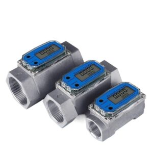 1 pcs digital flow meter flowmeter gauge pcb electronic flow indicator sensor counter for petrol fuel kerosene methanol water(1.5 inch)