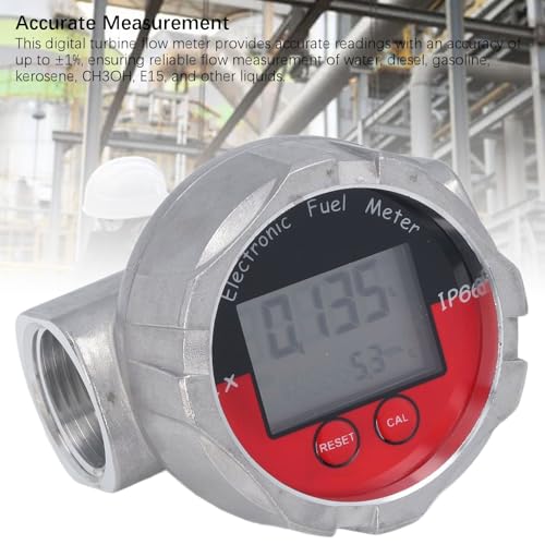 1 Inch Digital Meter High Accuracy Gauge LCD Display for Gasoline Water 20MPa