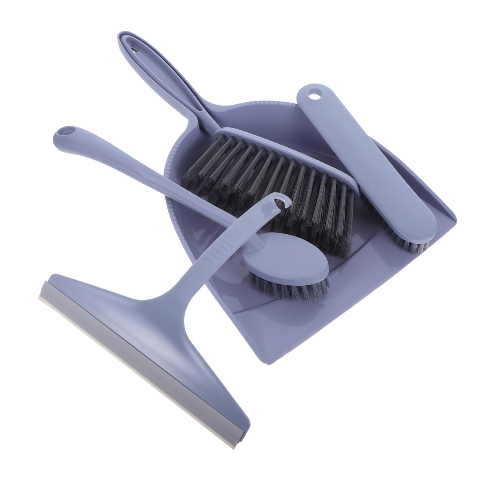 GOOHOCHY 1 Set Mini Broom Set Small Hand Broom Keyboard Cleaning Brush Mini Desktop Sweeper Small Cleanning Broom Hand Broom Brush Mini Broom with Dustpan Small Broom Brush Pp Lavender