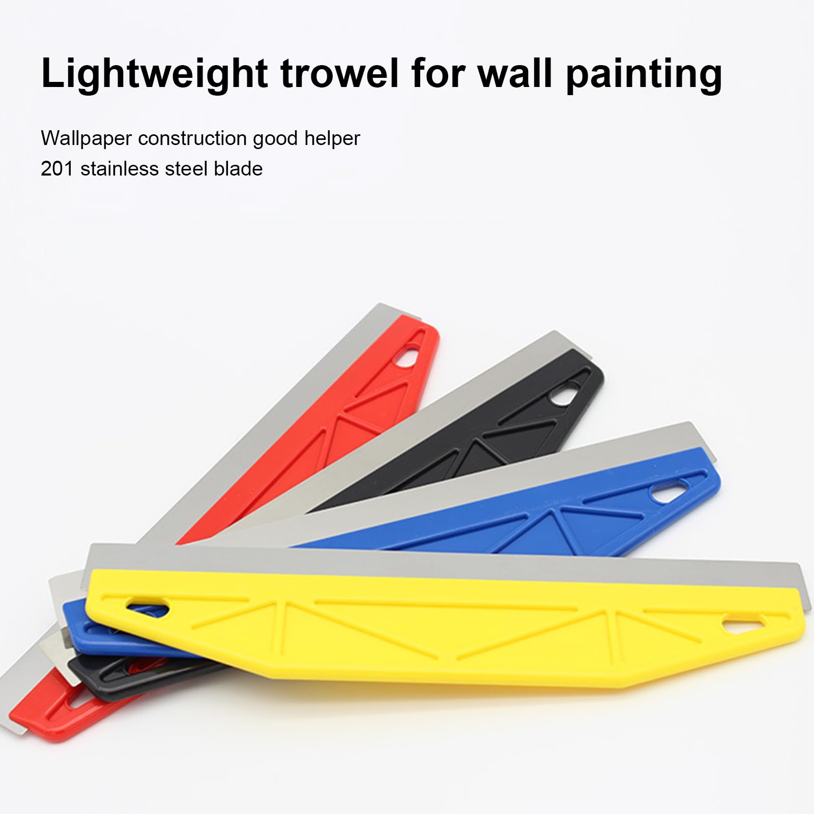 12inch Paint Scrapers Stainless Steel Paint Guards for Home Renovation and Wallpaper Application Multiple Functional