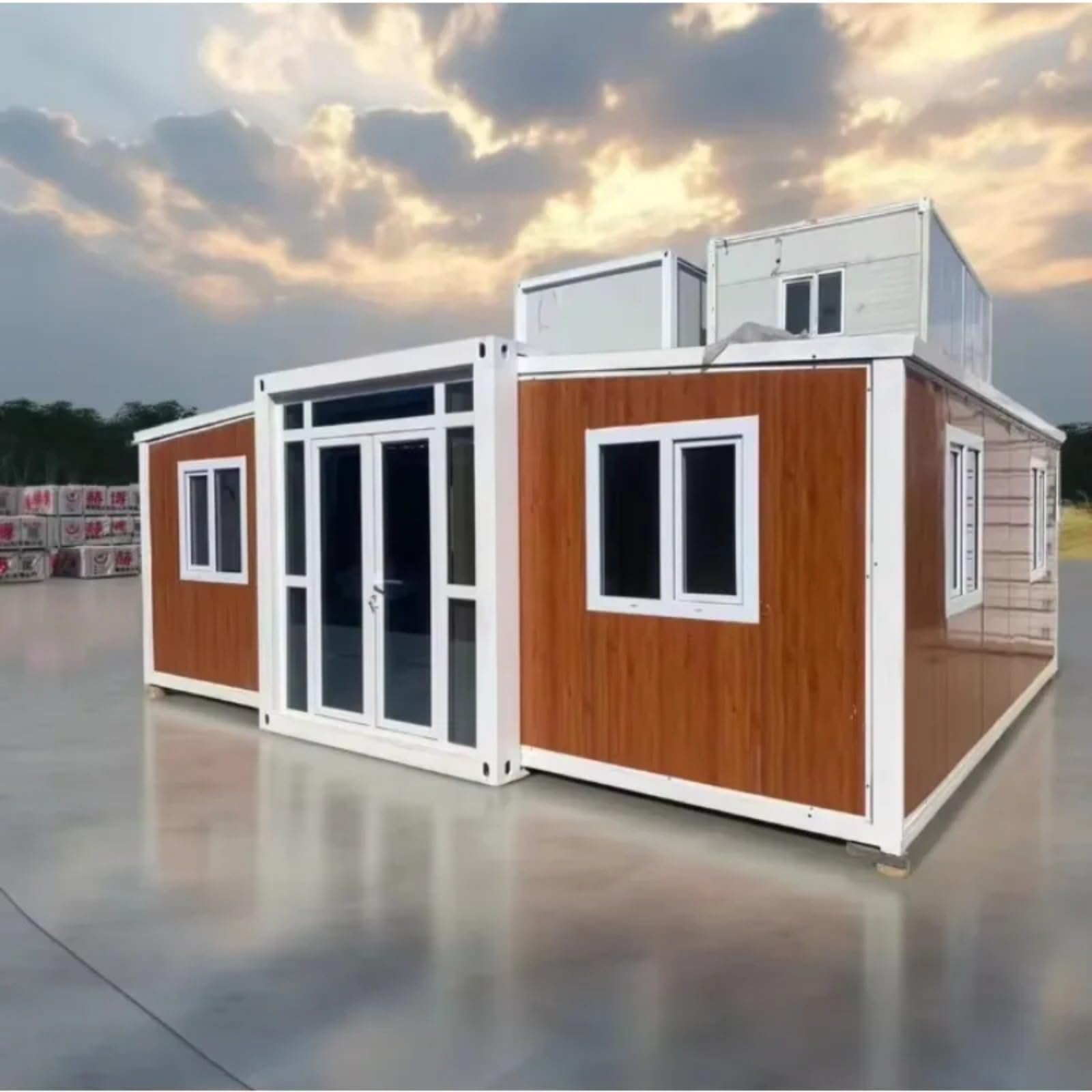 20ft Prefabricated Modular Mobile Homes Expandable Container House 30ft Portable prefabricated Tiny Home 40ft Tiny Houses to Live in for Adults