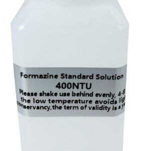 HFBTE 4 Sample Bottles (Two Sets) with Turbidity Meter Calibration Solution 400NTU 100ml Fast Delivery for Calibrating SGZ-200BS SGZ-200B SGZ-20B SGZ-50B SGZ-400B Turbidimeters Turbidity Meters