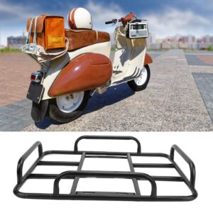 Delivery Food Box Rack, Strong Iron Motorcycle Electric Bikes Universal with Seamless Steel Tube, Efficient Base for Safe Loading