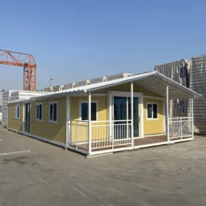 Factory Direct Supply 20Ft Expandable Container Houses Prefab Living Villa Folding Portable Mobile Houses to Live in Customizable 1 2 3 4 bedrooms, Equipped with Kitchen and Bathroom Tiny Homes 40ft