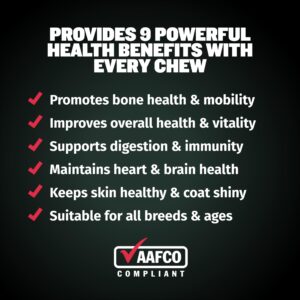 Bully Max 11-in-1 Muscle Gain Power Chews & 9-in-1 Total Health Chews - High Protein Muscle Builder & Multivitamin Soft Chews for Puppies & Adult Dogs - Support for Muscle, Immunity, Overall Health