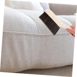 KOMBIUDA Dust Brush Counter Brush Dust Remover Brush Bed Sweeping Brush Counter Duster Hand Brush Handheld Car Brooms Clothes Brooms Dust Cleaner Garment Brush Couch Brush Bench Beige Wood