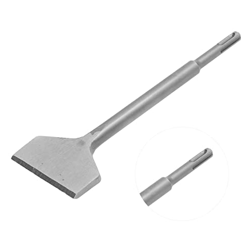 SDS Plus Chisel, Wide Tile Thinset Chisel Air Hammer Bits Wall Floor Scraper Round Shank Demolition Hammer Demolition Hammer 3in X 10in