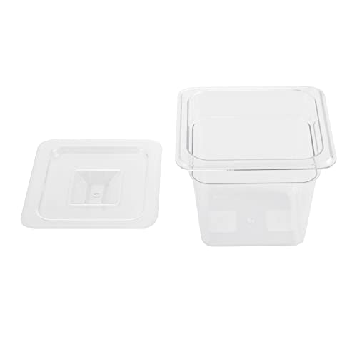 DONGhREE Food Pans with Lids Wide Practicability 8 Packaged for Hotels Fast Food Restaurants