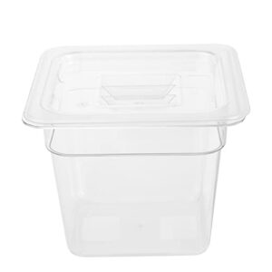 DONGhREE Food Pans with Lids Wide Practicability 8 Packaged for Hotels Fast Food Restaurants