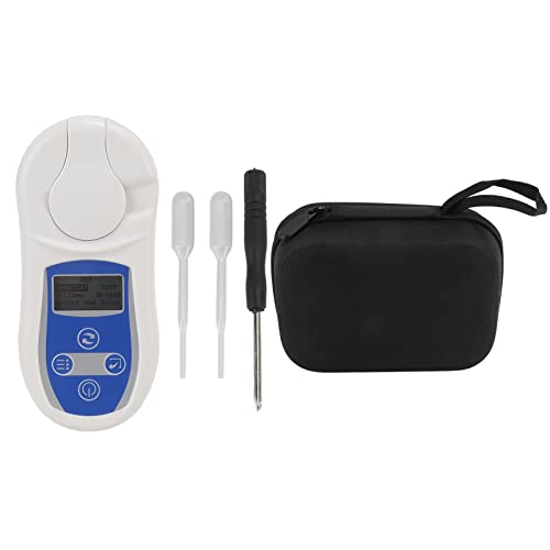 Brix Meter Refractometer 0‑53% for Measuring Sugar Content in Fruit Honey Maple Syrup Sugary Drink 0.1% Accuracy