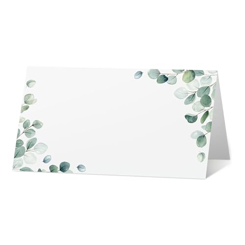 Pack Of 100 Elegant Wildflower Place Cards Table Setting Card Elegant Seating Cards For Weddings And Special Event