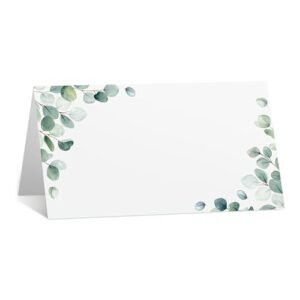 pack of 100 elegant wildflower place cards table setting card elegant seating cards for weddings and special event