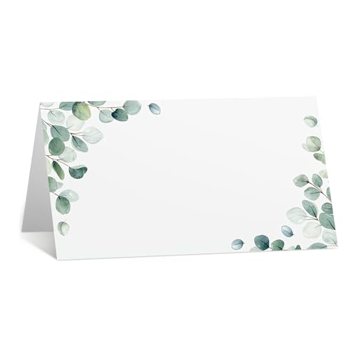 Pack Of 100 Elegant Wildflower Place Cards Table Setting Card Elegant Seating Cards For Weddings And Special Event