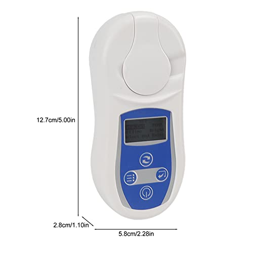 Brix Meter Refractometer 0‑53% for Measuring Sugar Content in Fruit Honey Maple Syrup Sugary Drink 0.1% Accuracy