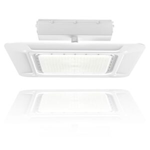 180w led canopy gas station light, 5700k surface mount led carport ceiling light (700w hid/hps replacement) 25200lm commercial canopy ceiling lighting, ip65 waterproof 120-277v dlc ul listed