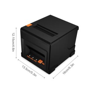 Yosoo Receipt Printer, Small Printer Thermal with USB Connection and 80mm Diameter Paper Roll USB Printer for Easy and Clear Printing (US-3)