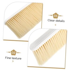 HAPINARY Dust Brush Hair Broom Carpet Cleaning Brush Cleaning Brushes for Household Use Brush Grubber Soft Brush Whisk Brooms Soft Bristle Hair Brush Soft Cleaning Brush Beige The Pet