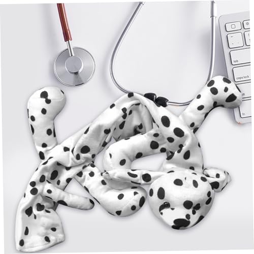 Stethoscope Sleeve,Stethoscope Cover Sleeve Animal Shape Eye-Catching Plush Stethoscope Cover Soft Comfortable Stethoscope Sleeve for Hospital Nurses Doctors, Spotted Dog Style