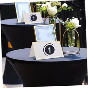 GAROZATION 200pcs Table Card Name Card for Wedding Tent Seat Card Name Card for Party Table Tent Cards Wedding Table Place Cards Seating Cards Blank Wedding Table Signs Foldable Tables Paper